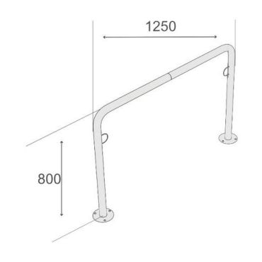 R and r - Pyöräteline ekonomi r30 2 pyörälle 1250 × 800 × 48 mm