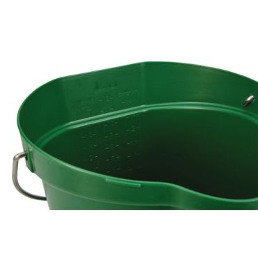 Vikan - Asteikkokauha kaatonokalla - 12 L Vihreä - Elintarvikehyväksytty Polypropeeni