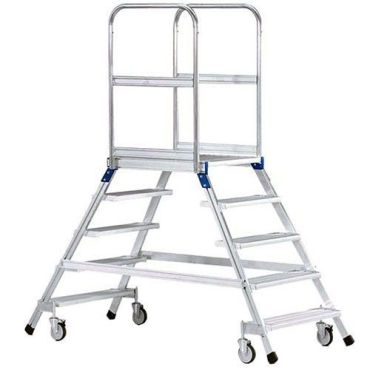 Zarges - Työalusta Tupla 2x5 askelmaa 1,20 m - Työkorkeus 3,2 m - Maksimikuormitus 150 kg
