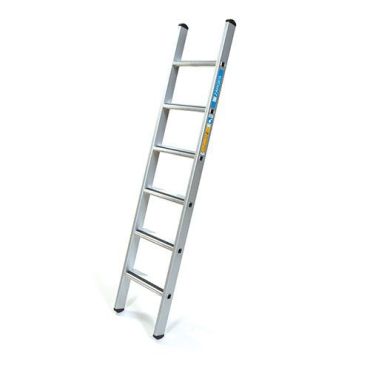 Zarges - Yksiosainen tikas SaferStep L - 6 askelmaa 1,94 m - Alumiini 150 kg kuormitus 30 % kierrätettyä materiaalia