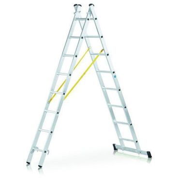 Zarges - Yhdistelmätikas Combimaster Plus X - 2x14 askelmaa - Alumiini - 7.19 m