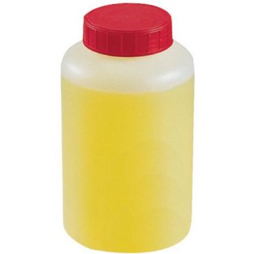 Muovipullo kierrekorkilla 1000 ml - HD-PE - Keittiöön sopiva - Kestävä säiliö