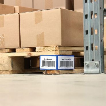 Djois made by tarifold - Tunnistetasku logistiikkaan sivukiinnitteinen lavatuki