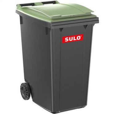 Sulo - Jäteastia 360 l harmaa/vihreä