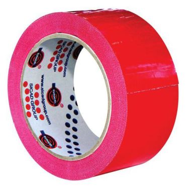 Teippi PVC 50 mm punainen - Hiljainen vahva kiinnitys kuivaan ympäristöön