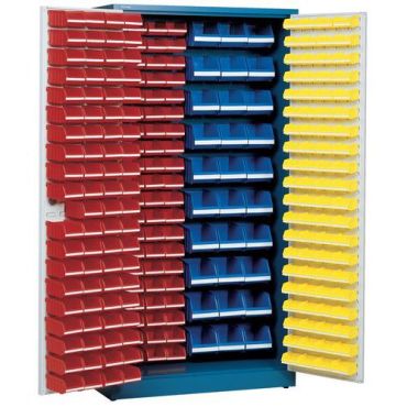 Laatikkokaappi 273 laatikkoa - Sininen/Harmaa - 1950x1000x450mm - Teräs - Järjestä