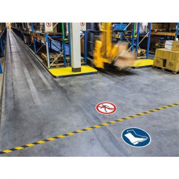 Durable - Lattianmerkintäteippi duraline strong keltainen/musta
