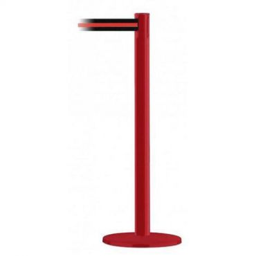 Tensator - Rajausnauha tensabarrier 3,65 m punainen pylväs musta/punainen