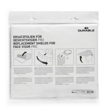 Durable - Kasvovisiiri sopii kasvosuoja ce-merkitty