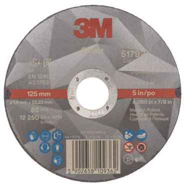 3m - T41 hopea litteä leikkauslaikka 115 mm