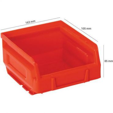 Mobil plastic - Varastolaatikko c500 1 l punainen