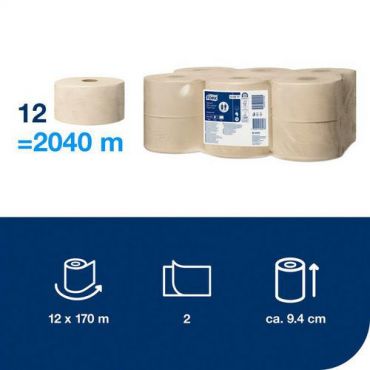 Tork - Wc-paperi - mini jumbo - luonnollinen - t2 advanced