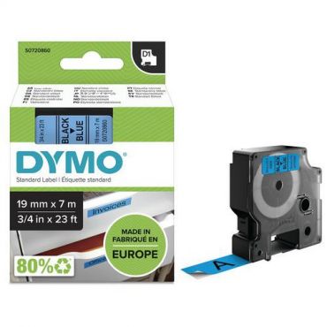 Dymo - Nauha sininen tausta / musta kirjoitus 19 mm viite 45806