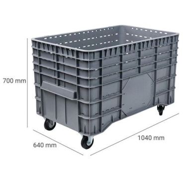 Manutan expert - Kuormalavasäiliö pyörillä paino: 14 kg tilavuus: 300 l
