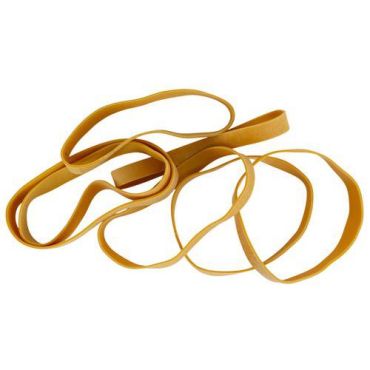 Kuminauha vakio 120 mm - 10 mm paksu - 1 kg - Kumi - Kierrätettävä pakkaus