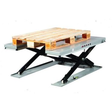 Silverstone - Matala nostopöytä U-pöytä - 1000 kg kapasiteetti - 860 mm nostokorkeus