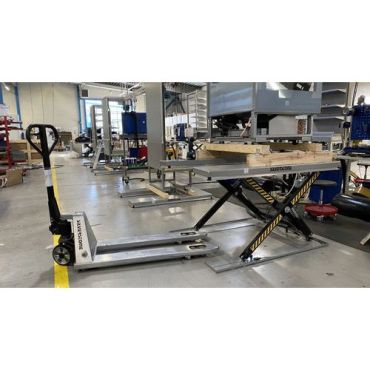 Silverstone - Matala nostopöytä U-pöytä - 1000 kg kapasiteetti - 860 mm nostokorkeus
