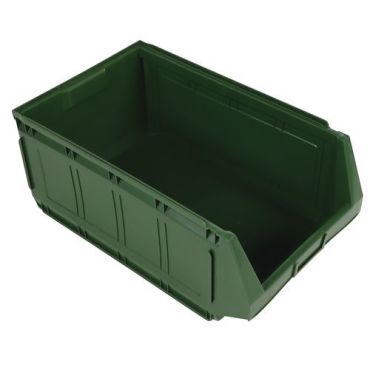 Mobil Plastic - Varastolaatikko C500 52 L Vihreä - Pinottava Kestävä 30 kg Kuorma