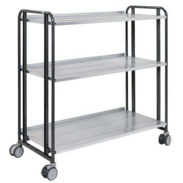Kongamek - Muunneltava keräilyvaunu 3 hyllyllä Large - 250 kg kapasiteetti 1300 mm korkeus 4 kääntyvää pyörää (2 jarrulla)