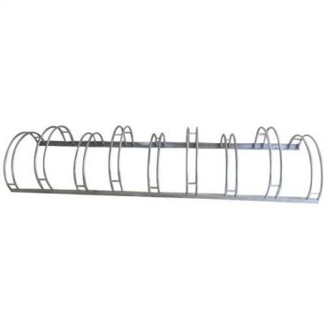 Manutan Expert - 2-tasoinen pyöräteline 9 pyörälle - Sinkitty teräs - Sääsuojattu