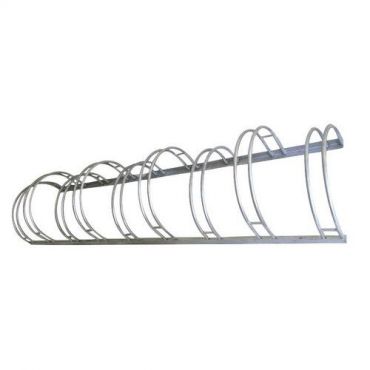 Manutan Expert - 2-tasoinen pyöräteline 9 pyörälle - Sinkitty teräs - Sääsuojattu