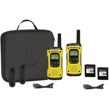 Motorola - Radiopuhelin tlkr-t92 laukulla