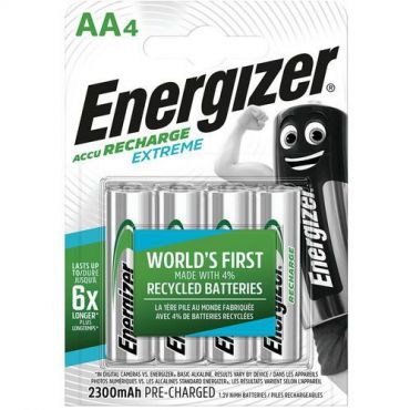 Energizer - Kierrätetty ladattava akkuparisto aaa/lr06 nimh extreme