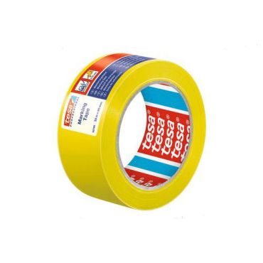 Tesa - Merkintäteippi pvc 60760 keltainen 33 m x 50 mm 36 kpl