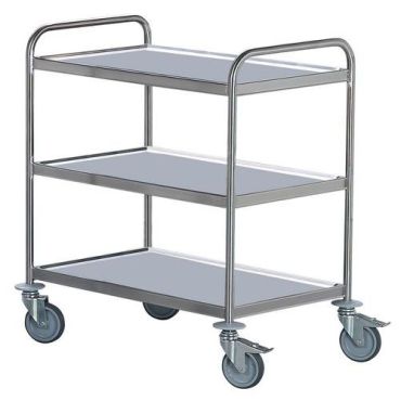 Hupfer - Chariot 3 plateaux inox 700x500 mm - capacité 130 kg