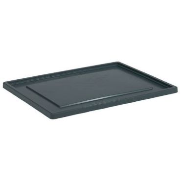 UTZ - Muovilaatikon kansi EU 800 mm harmaa - Polypropeeni - Pinottava - Kierrätettävä