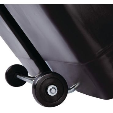 Rubbermaid - Roskakori Slim Jim Step On - 90 L - Muovi - Musta