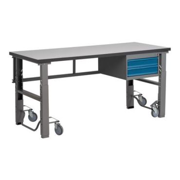 WFI - Työpöytä laatikostolla - Liikuteltava laminaatti 2000x800mm