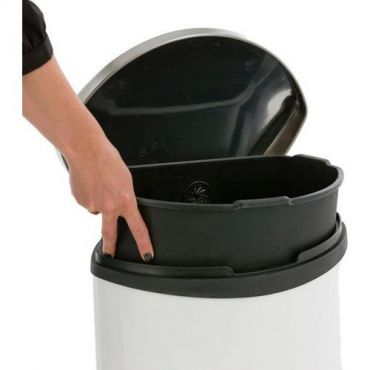 Eko - Roskakori shell 30 l ruostumatonta terästä
