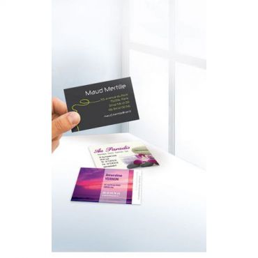Avery - Erä 250 mikroperforaattua käyntikorttia 85 x 54 185 g/m2
