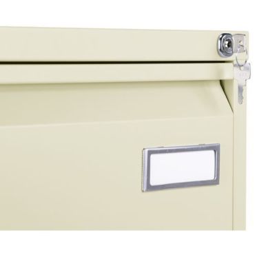Manutan Expert - Riippukansiokaappi 2 laatikkoa - Beige teräs - 71.1 cm korkea - Toimitetaan valmiina