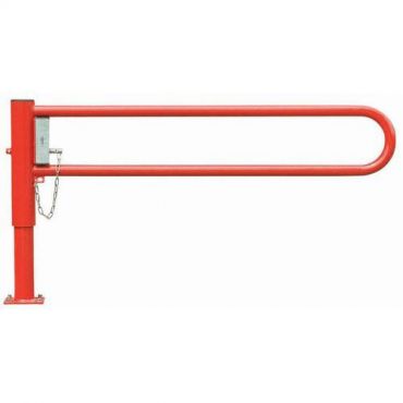 Croso - Puomi kääntyvä 2,5 m punainen levykiinnitys