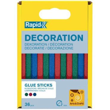 Rapid - Limapuikko d7 7 x 90 mm 3 väriä glitteri 36 kpl