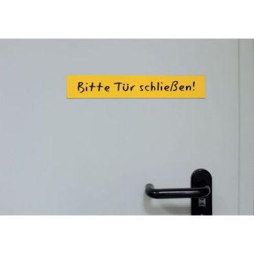Maul - Merkintänauha magneettinen keltainen - 10 m x 30 mm - Kirjoitettava