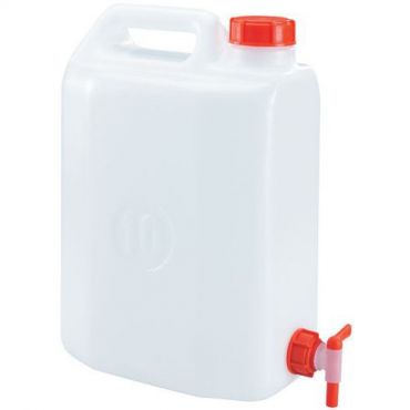 Mobil plastic - 10 litran kanisteri jossa hdpe-tyhjennyshana