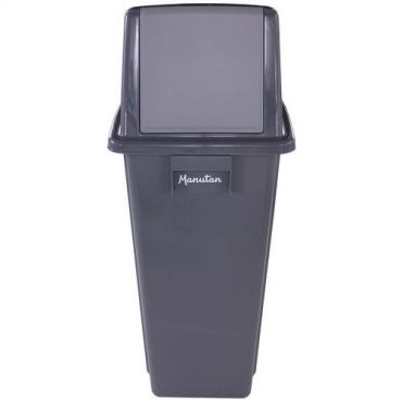 Manutan expert - Kansi sopii jätesäiliö manutan harmaa