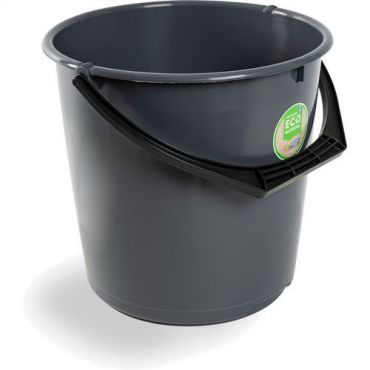 Nordiska plast - Muovikahvainen ämpäri 10 litraa eco harmaa
