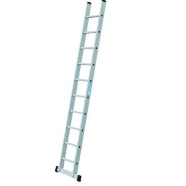 Zarges - Yksiosainen tikas Stella L - 10 askelmaa 3,05 m - Alumiini 150 kg kuormitus 30 % kierrätettyä materiaalia