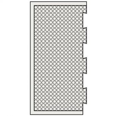 Sunnex - Modulaarinen seisontamatto päätyosa 37,5 x 75 cm
