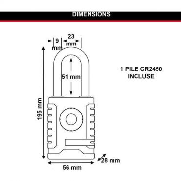 Master lock - Ulkoinen bluetooth-lukko 4401eurlhec