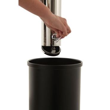 Vepabins - Tuhkakuppi seinään 1,7l ruostumatonta terästä