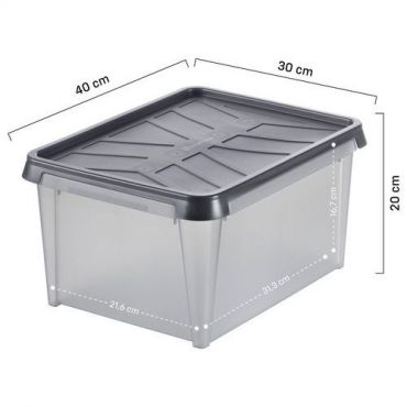Smartstore - Vedenkestävä säilytyslaatikko dry 13 l 7 kpl