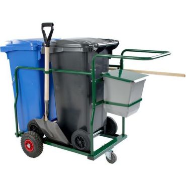 Vepabins - Huoltovaunu 2x120l täysin vihreä