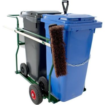 Vepabins - Huoltovaunu 2x120l täysin vihreä