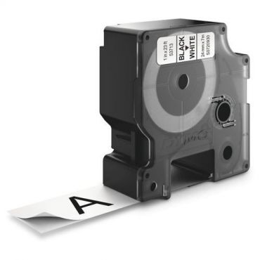 Dymo - Tarrakirjoitinnauha dymo d1 24 mm musta/valkoinen