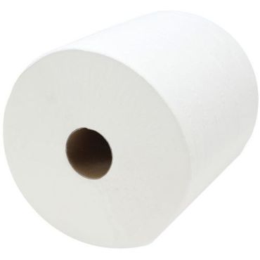 Ikatex - Paperipyyhe 2-kerroksinen 500 arkkia (2 rullaa) - Teollisuuskäyttöön - Valkoinen